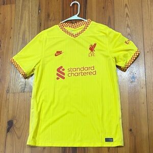 Nike Liverpool FC Bright Yellow Shirt #11 Salah